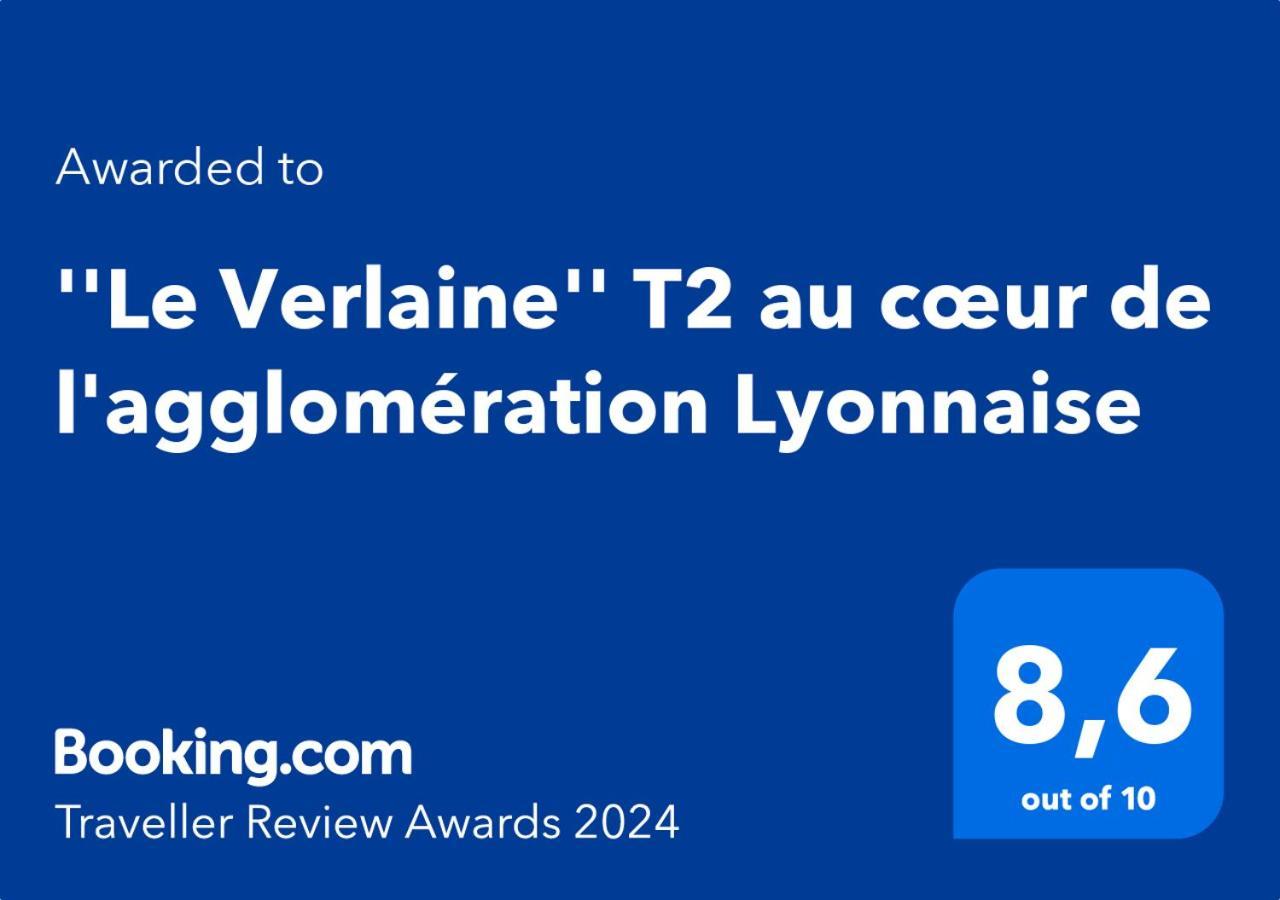 "Le Verlaine" T2 Au Coeur De L'Agglomeration Lyonnaise Villeurbanne Eksteriør billede